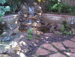 Making a nice backyard with a pond